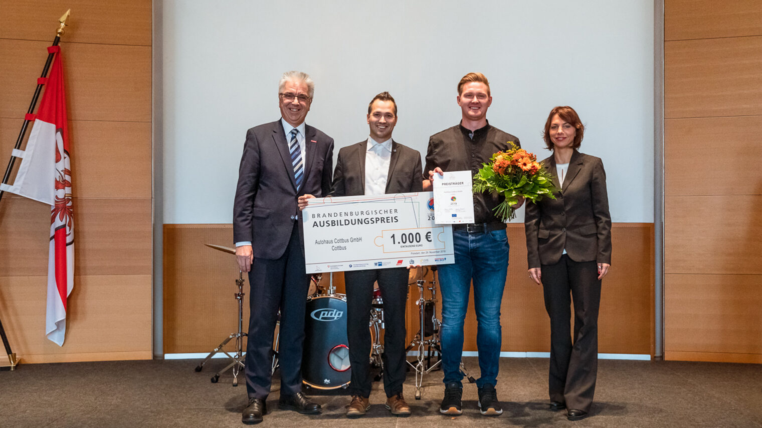 Landesausbildungspreis für die Autohaus Cottbus GmbH